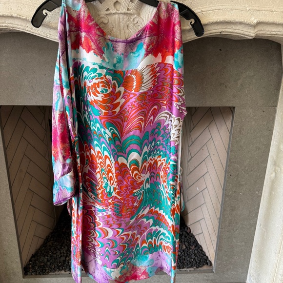 LAUNDRY by SHELLI SEGAL Multicolor Print Dress | Small - Picture 3 of 6